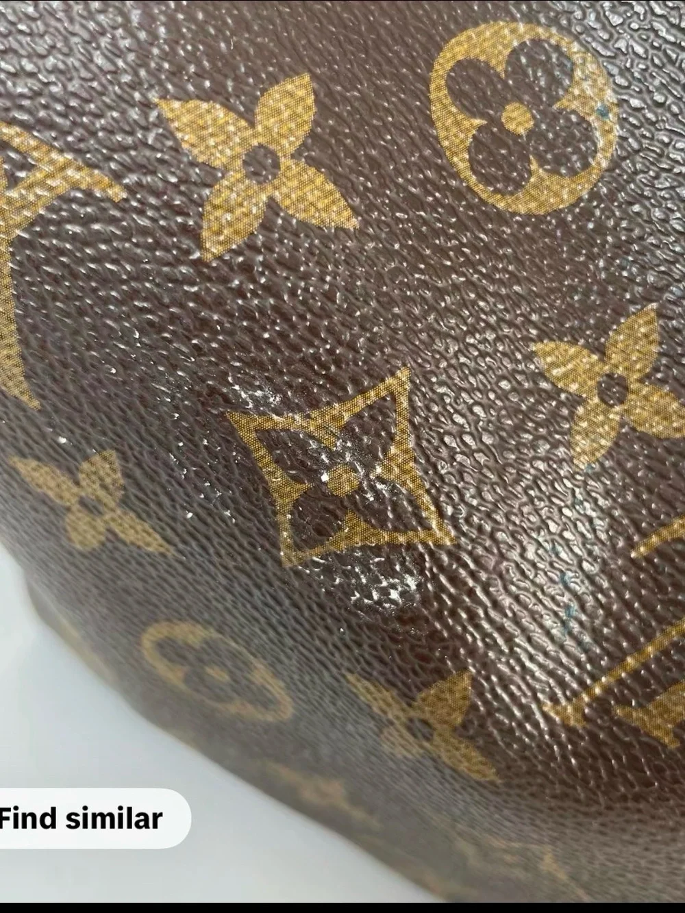Louis Vuitton Monogram Canvas Travel Duffel with Tan Leather Trim size 50cm